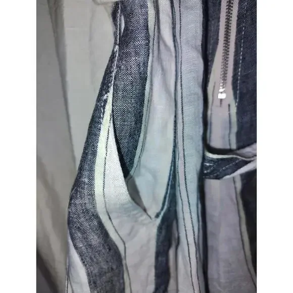 NWT Vince Camuto Linen Striped Jumpsuit Small - Picture 4 of 4
